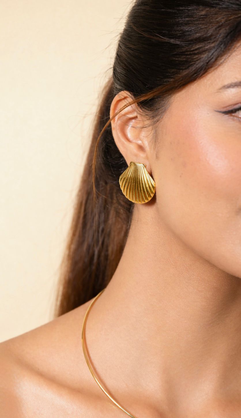 Statement Shell Studs