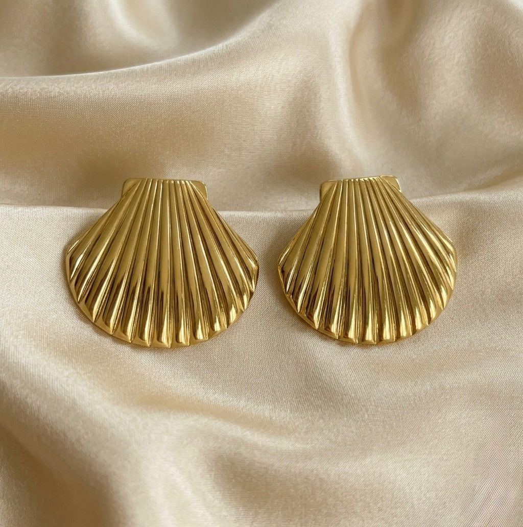 Statement Shell Studs