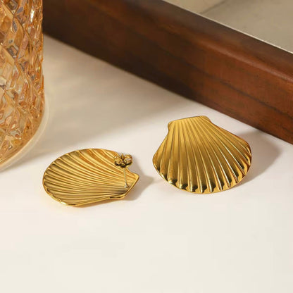 Statement Shell Studs