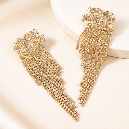 The Crownfall Earrings - Gold