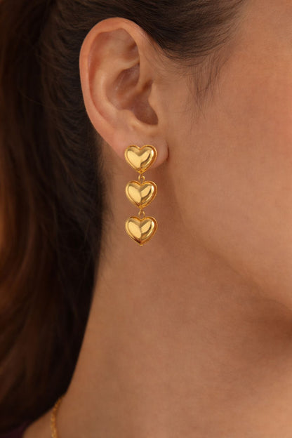 Smooth Little Hearts Jewellery Set
