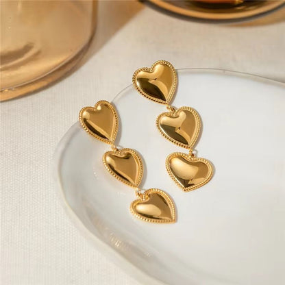 Smooth Little Hearts Jewellery Set