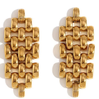 Woven Cube Studs