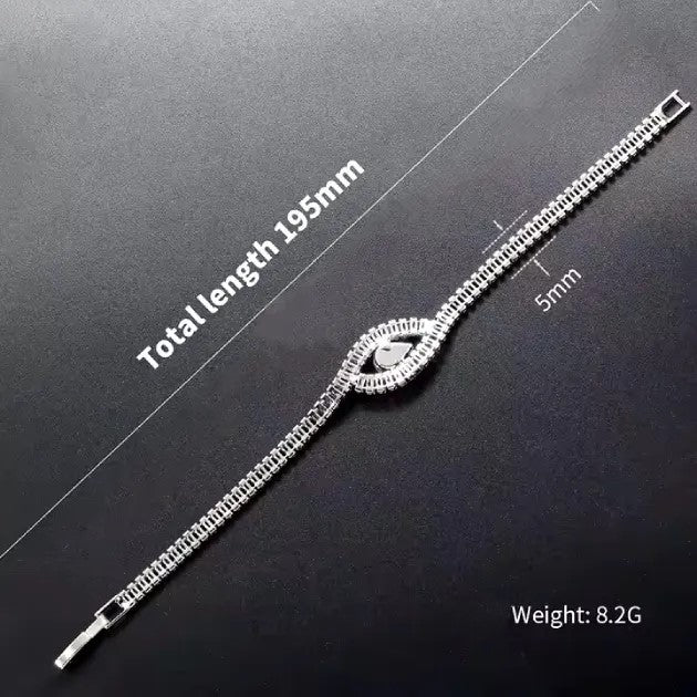 Zircon Evil Eye Bracelet