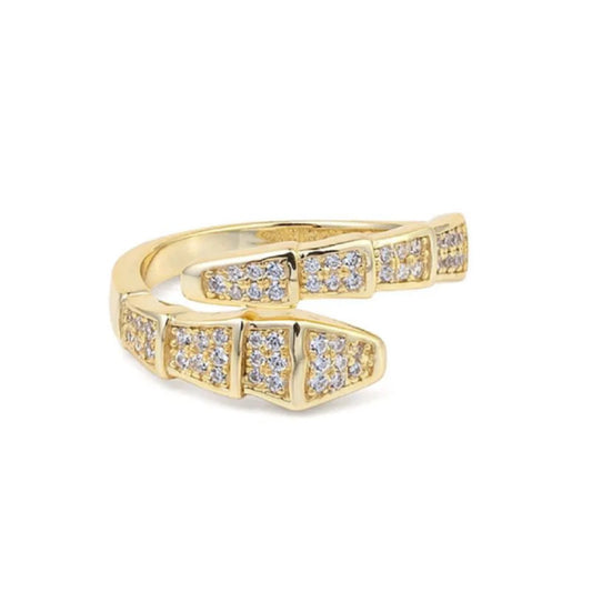 Zircon Snake Ring