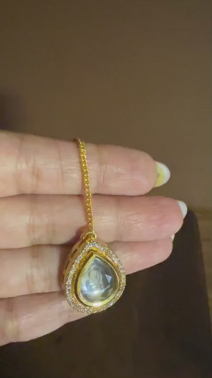 Aratrika - Real Kundan Maang Tikka